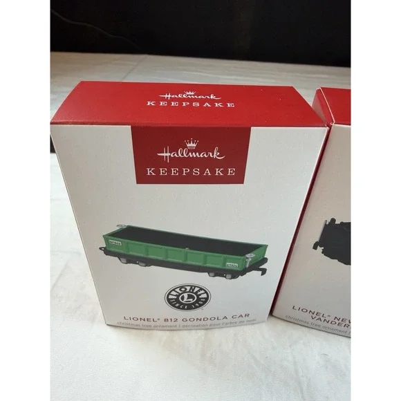 Lionel Trains Set of (2) 2025 Hallmark Keepsake Ornaments 812 Gondola, NY Vandy - Picture 2 of 8
